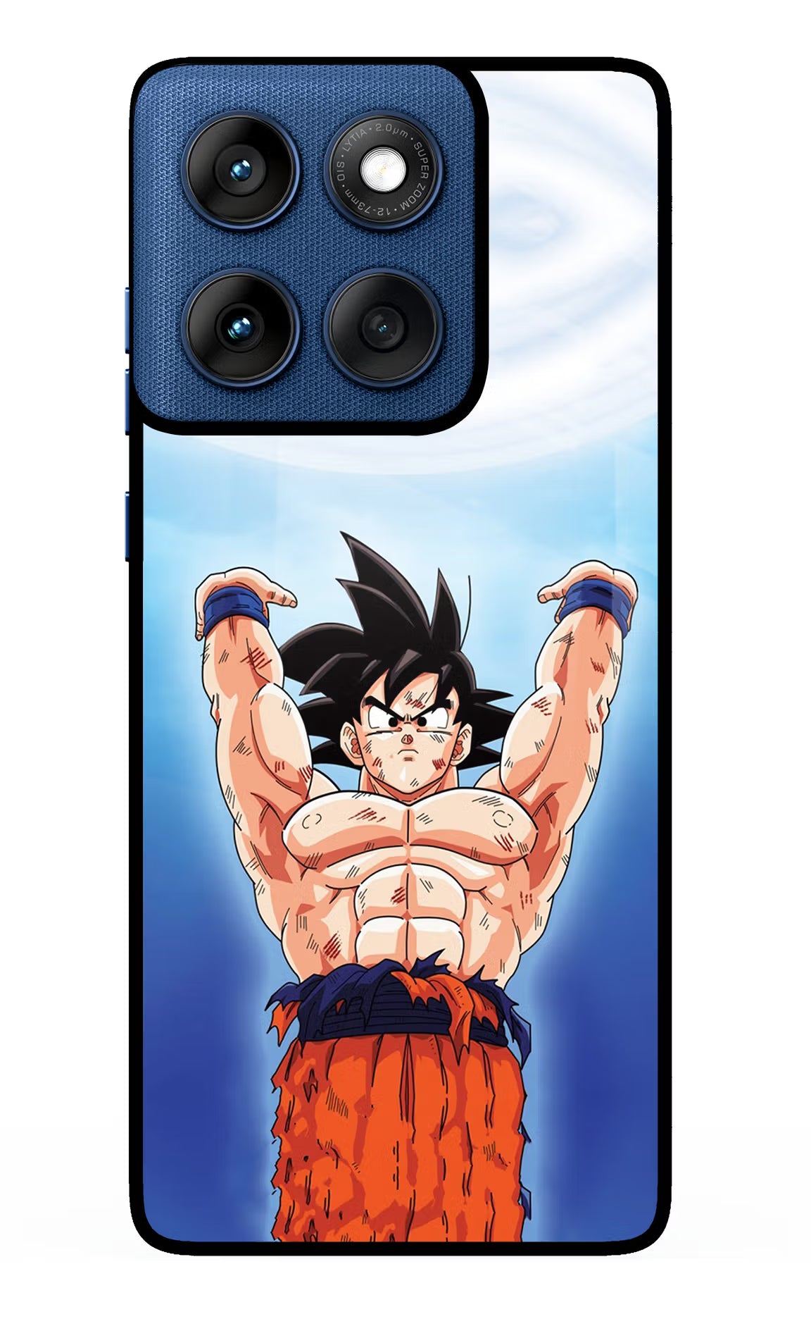 Goku Power Moto Edge 60 Glass Case