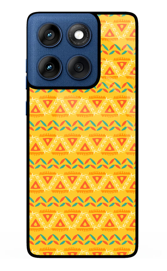 Tribal Pattern Moto Edge 60 Glass Case