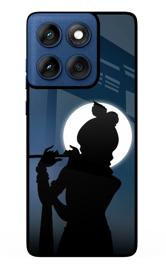 Shri Krishna Silhouette Moto Edge 60 Glass Case