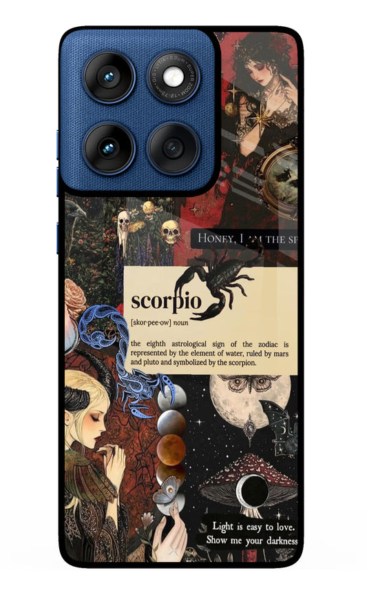 Scorpio Zodiac Moto Edge 60 Glass Case