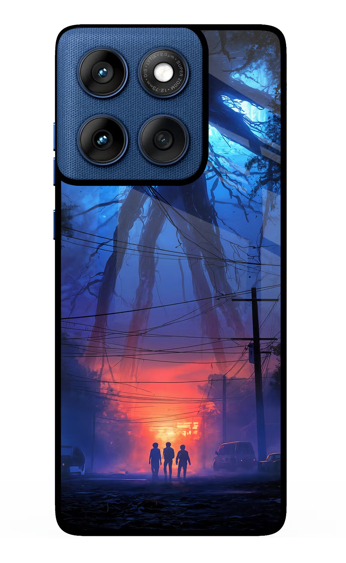 Ordinary Things Shadow Moto Edge 60 Glass Case Back Cover by Casekaro