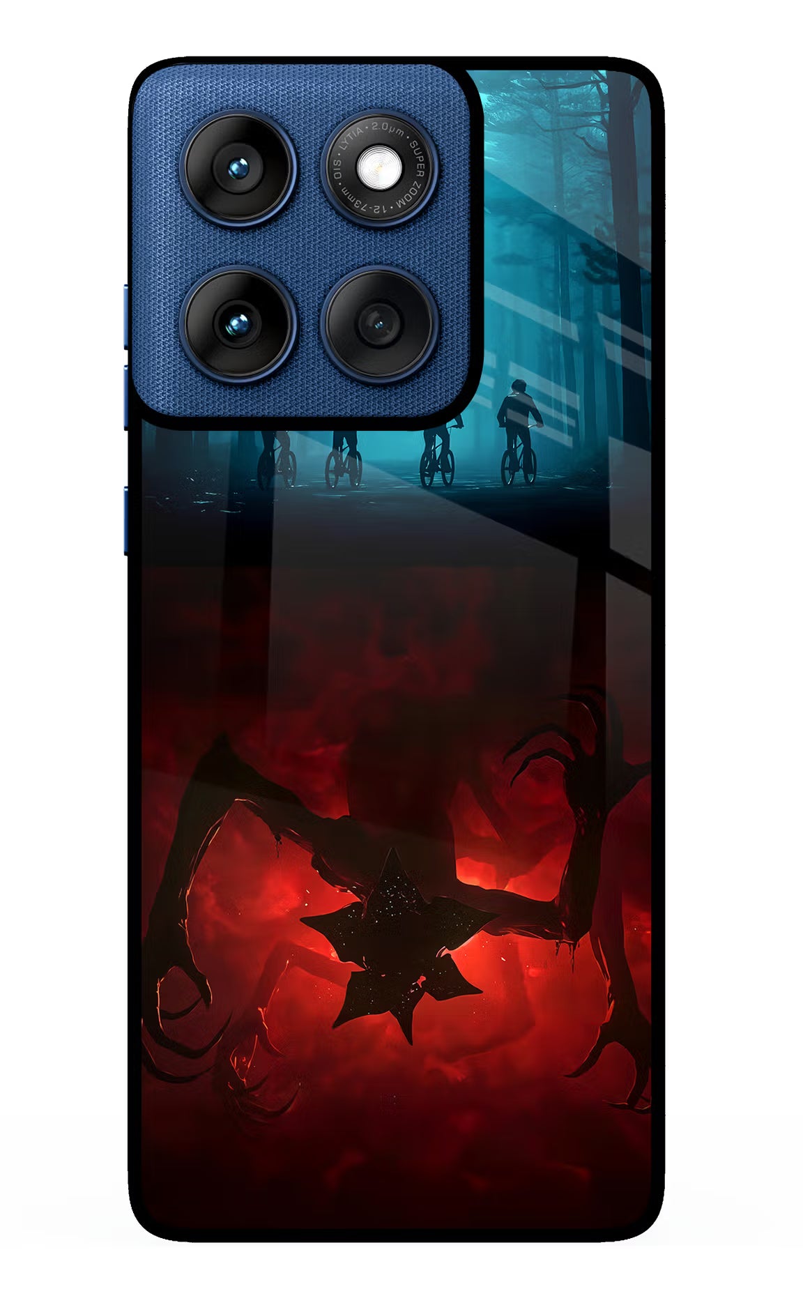 Ordinary Things Downside Up Moto Edge 60 Glass Case Back Cover by Casekaro