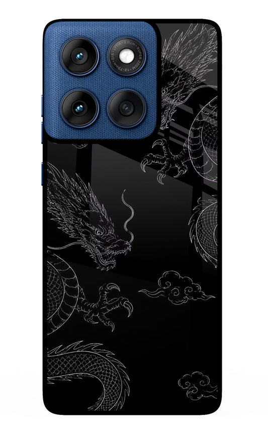 Twin Dragons Moto Edge 60 Glass Case