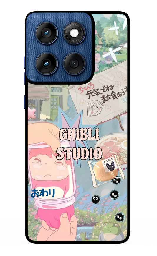 Studio Ghibli Moto Edge 60 Glass Case