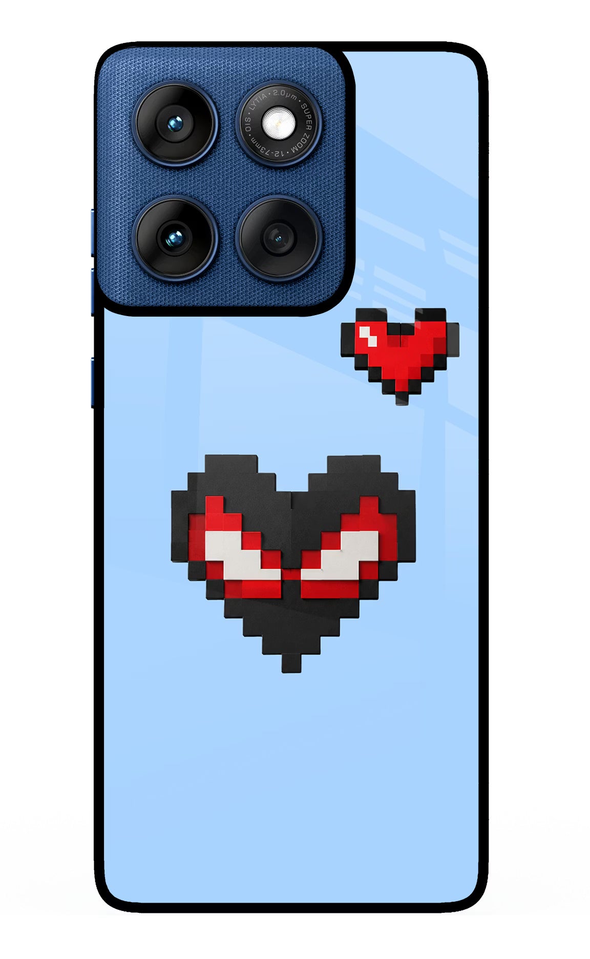 Peter Heart Moto Edge 60 Glass Case
