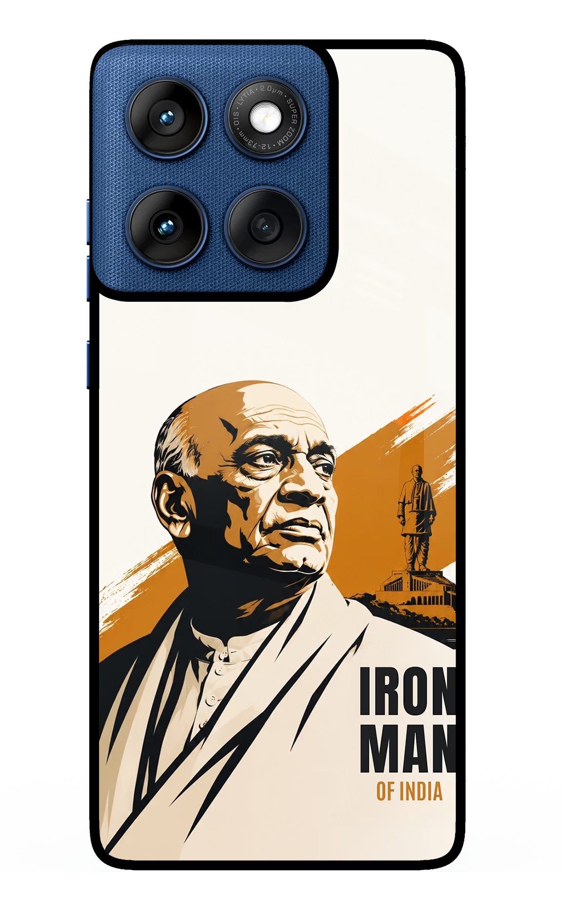 Chandrashekhar Azad Fearless Moto Edge 60 Glass Case