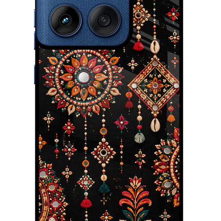 Boho Noir Moto Edge 60 Glass Case