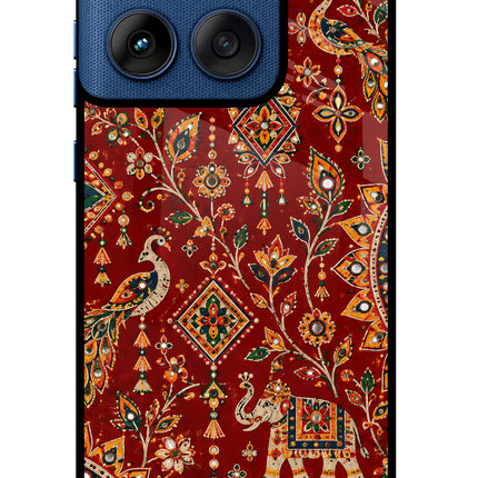 Laal Riwaaz Moto Edge 60 Glass Case