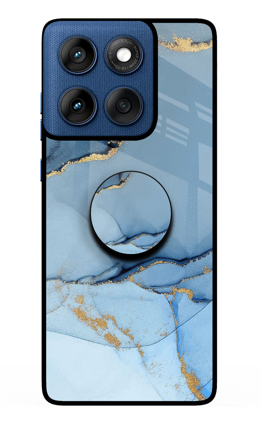 Blue Marble Moto Edge 60 Pop Case, Glass case