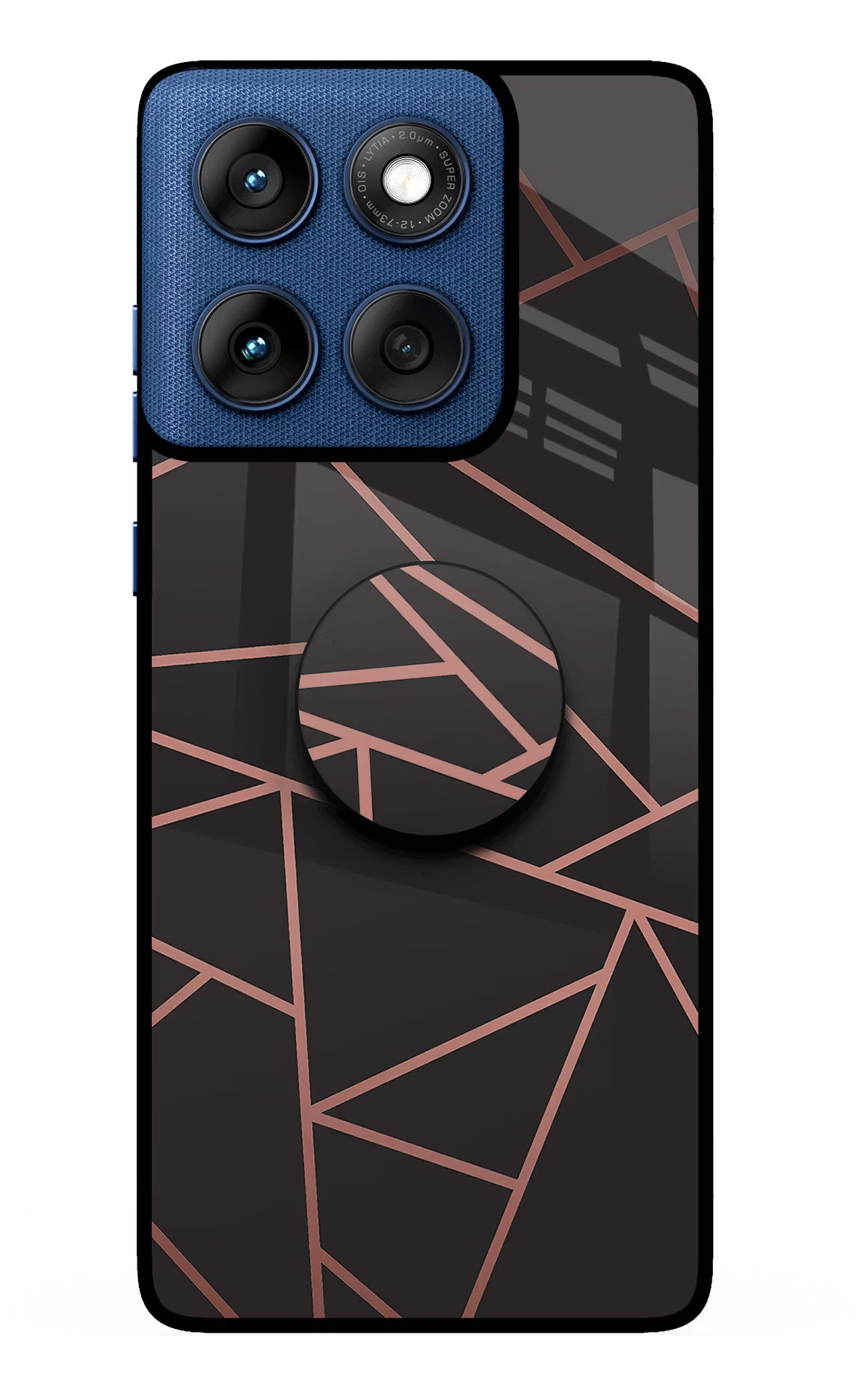 Geometric Pattern Moto Edge 60 Pop Case by Casekaro