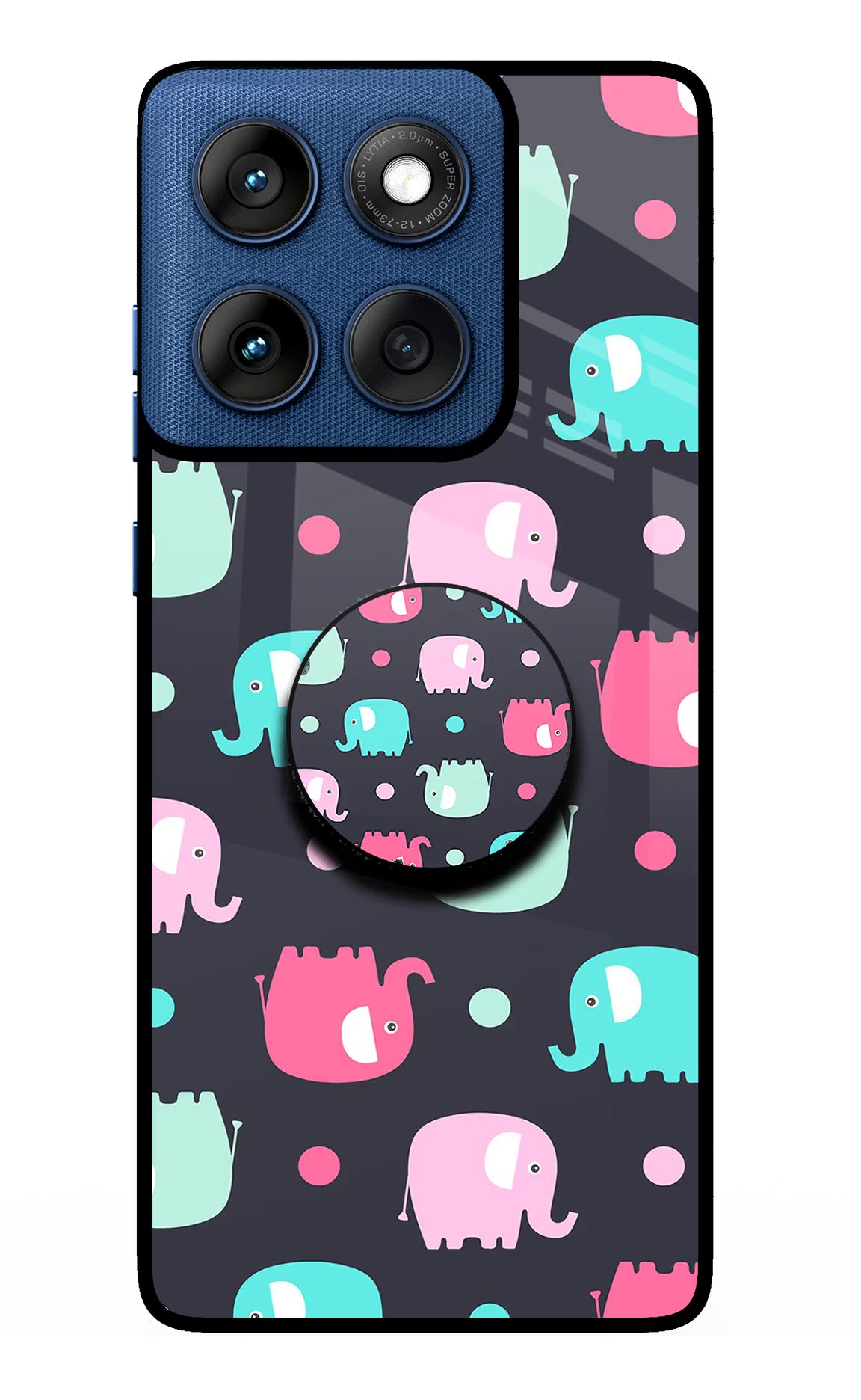 Baby Elephants Moto Edge 60 Pop Case by Casekaro