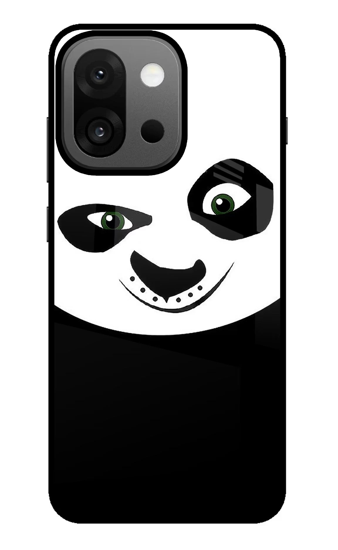 Panda OnePlus 13s Glass Case Back Cover by Casekaro