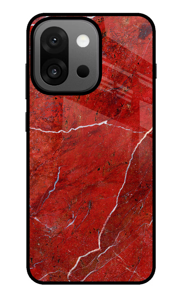 Red Marble Design OnePlus 13s Glass Case