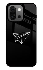 Paper Plane White OnePlus 13s Glass Case