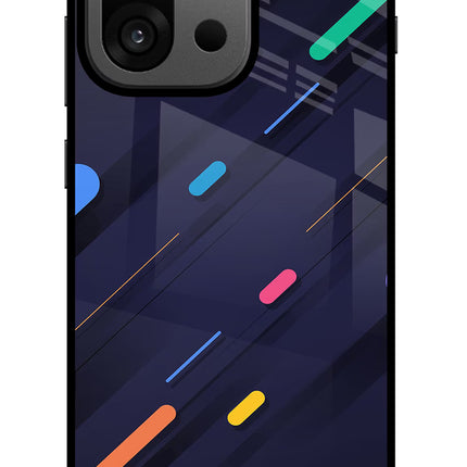 Abstract Design OnePlus 13s Glass Case