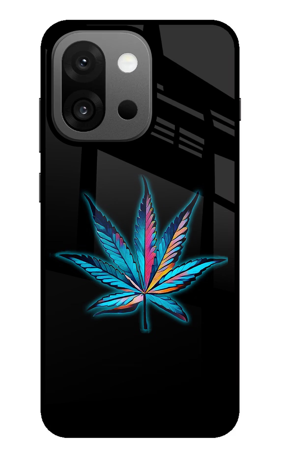 Weed OnePlus 13s Glass Case Back Cover by Casekaro
