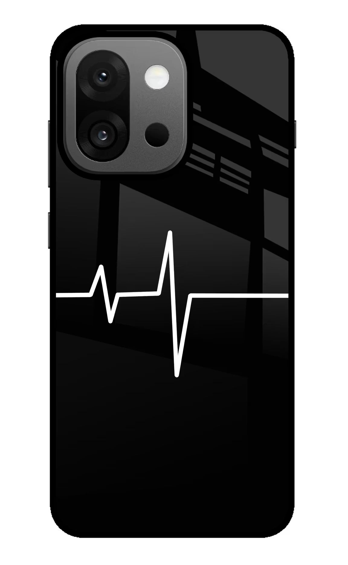 Heart Beats OnePlus 13s Glass Case Back Cover by Casekaro