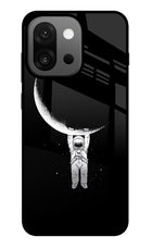 Moon Space OnePlus 13s Glass Case Back Cover by Casekaro