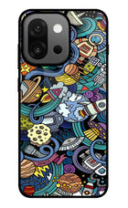 Space Abstract OnePlus 13s Glass Case