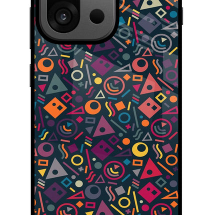 Geometric Abstract OnePlus 13s Glass Case