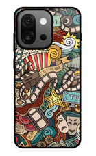 Cinema Abstract OnePlus 13s Glass Case