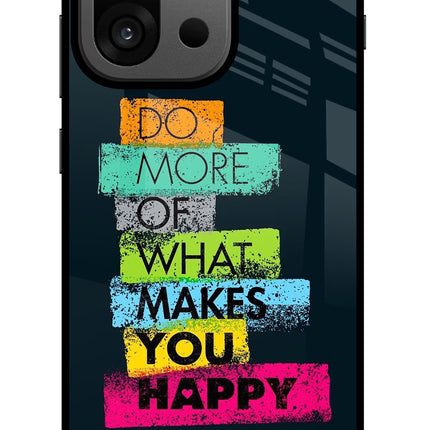 Do More Of What Makes You Happy OnePlus 13s Glass Case