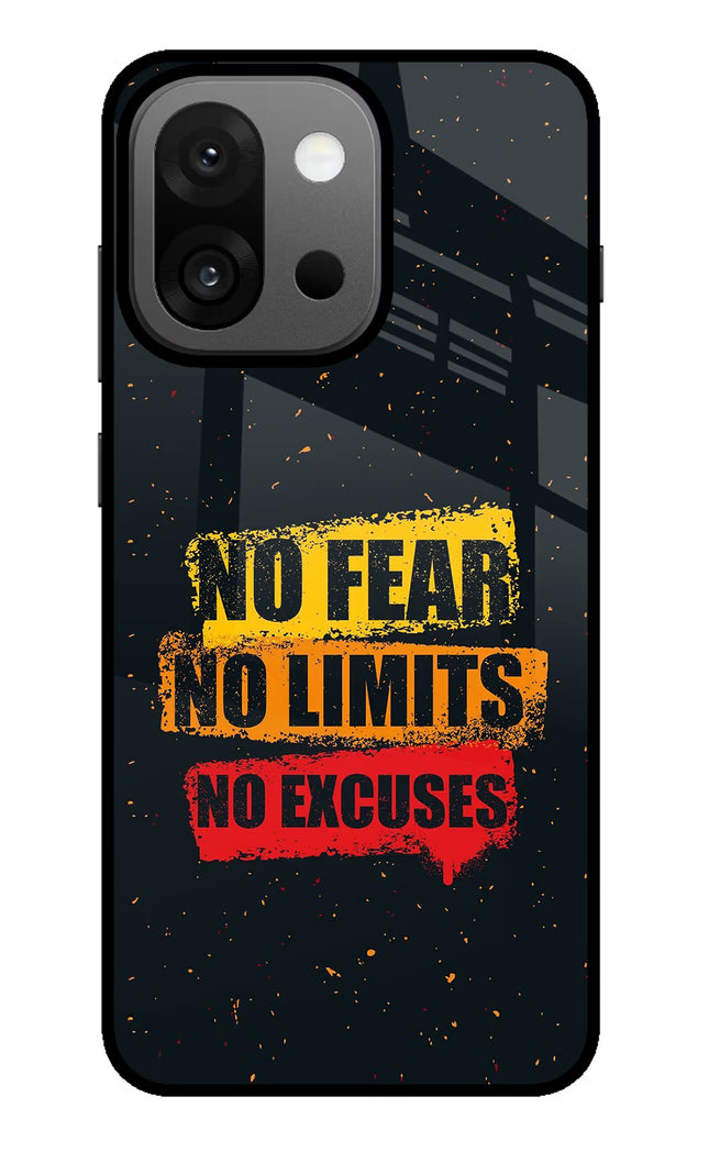 No Fear No Limits No Excuse OnePlus 13s Glass Case