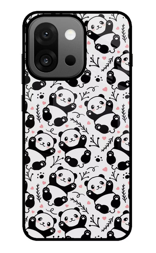Cute Panda OnePlus 13s Glass Case