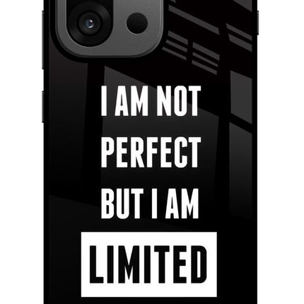 I Am Not Perfect But I Am Limited Edition OnePlus 13s Glass Case