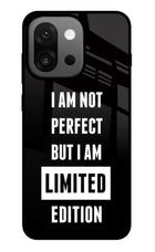 I Am Not Perfect But I Am Limited Edition OnePlus 13s Glass Case