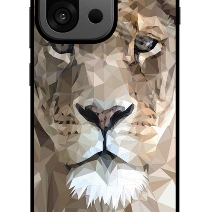 Lion Art OnePlus 13s Glass Case