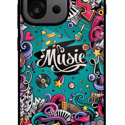 Music Graffiti OnePlus 13s Glass Case