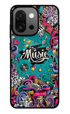 Music Graffiti OnePlus 13s Glass Case