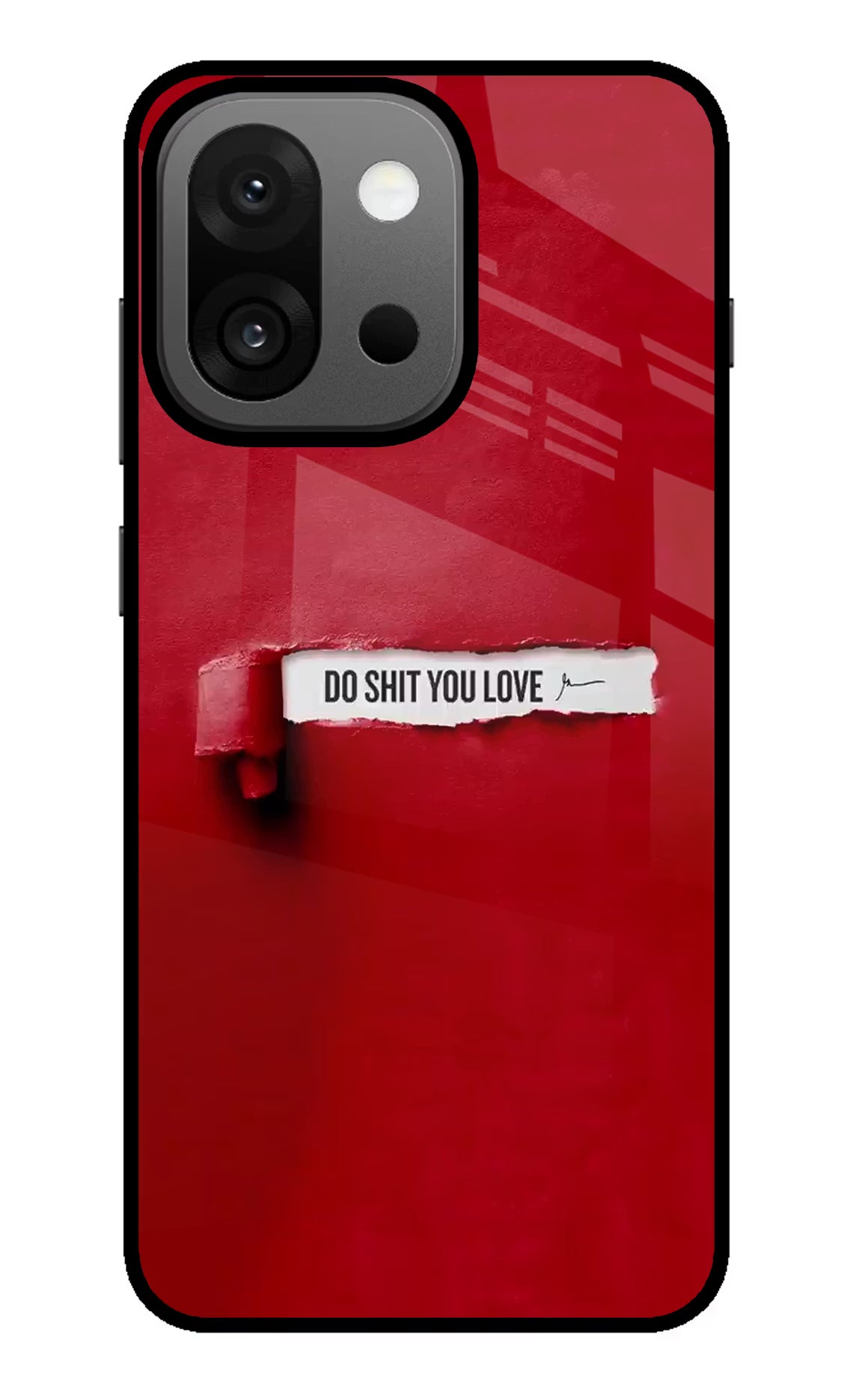 Do Shit You Love OnePlus 13s Glass Case Back Cover by Casekaro