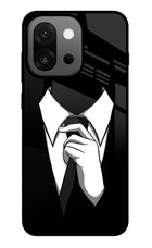 Black Tie OnePlus 13s Glass Case