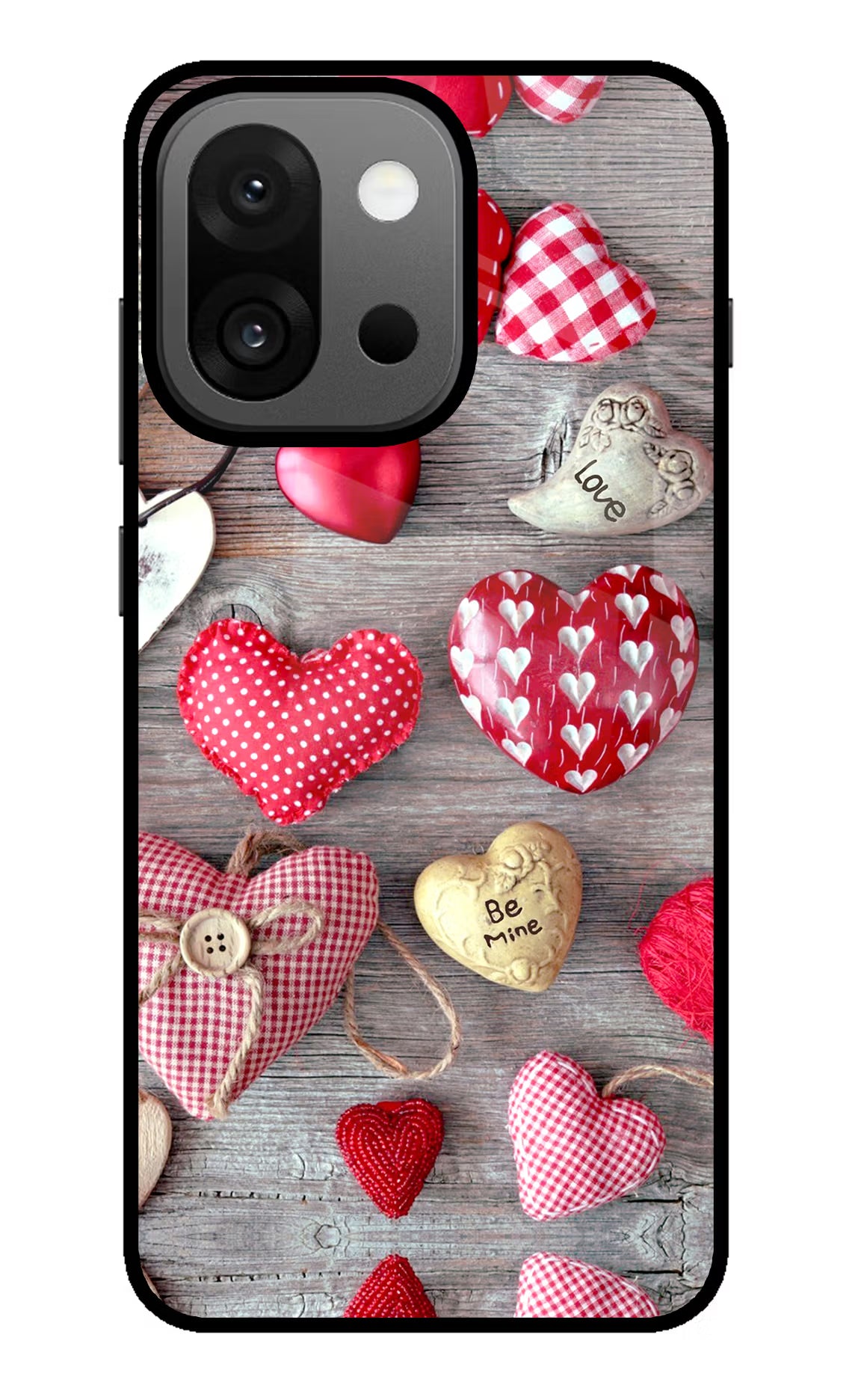 Love Wallpaper OnePlus 13s Glass Case Back Cover by Casekaro