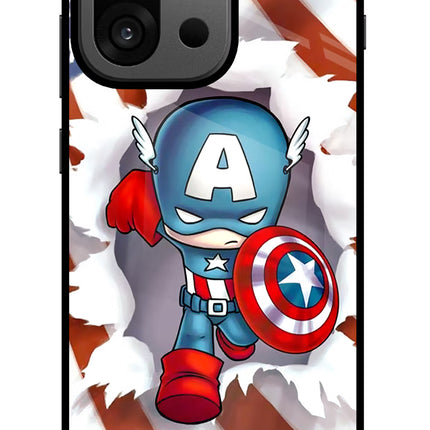 Captain America OnePlus 13s Glass Case