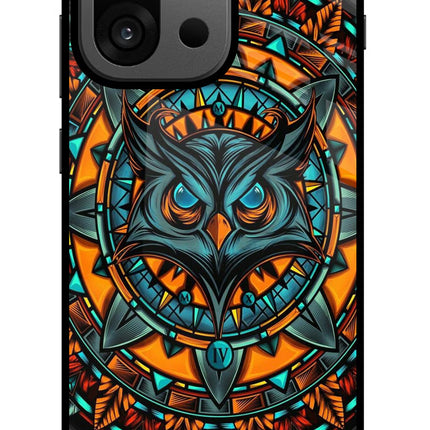 Angry Owl Art OnePlus 13s Glass Case