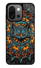 Angry Owl Art OnePlus 13s Glass Case
