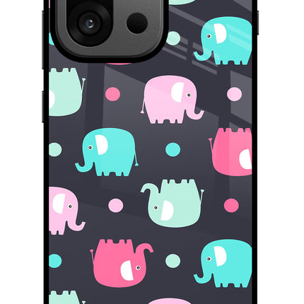 Elephants OnePlus 13s Glass Case