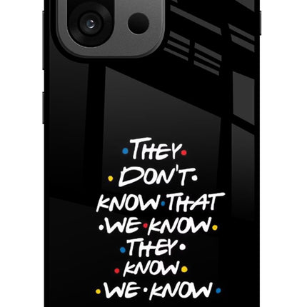FRIENDS Dialogue OnePlus 13s Glass Case