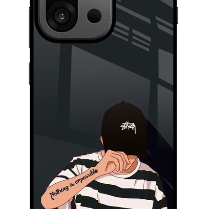 Aesthetic Boy OnePlus 13s Glass Case