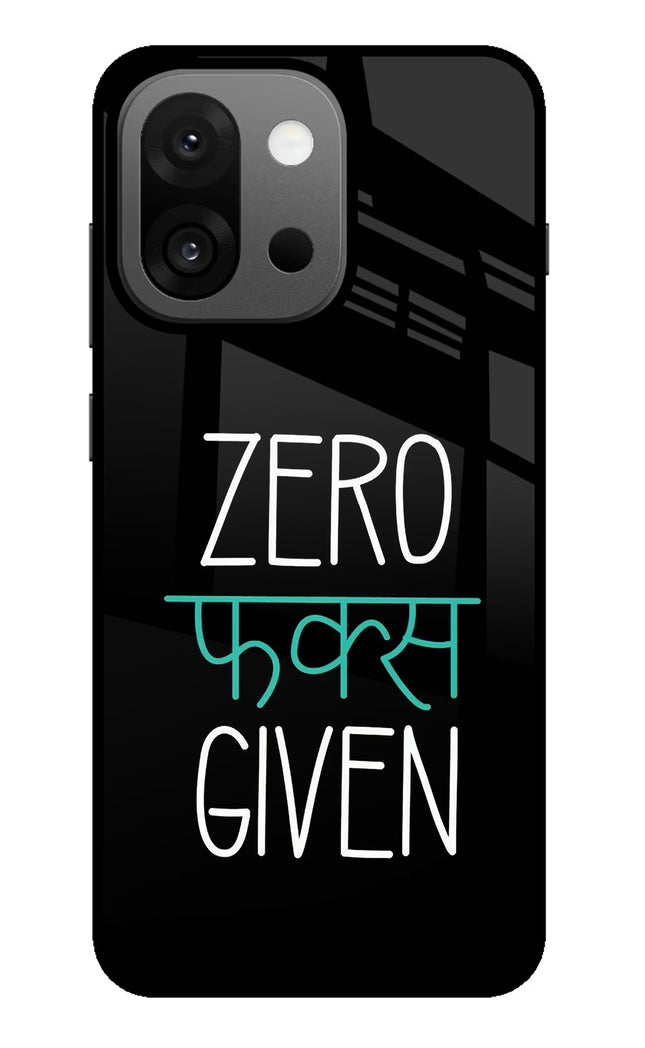 Zero Fucks Given OnePlus 13s Glass Case