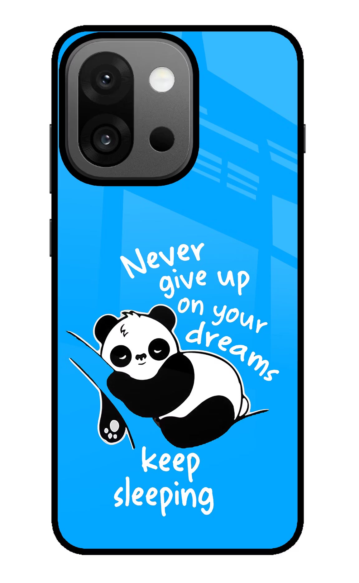 Keep Sleeping OnePlus 13s Glass Case Back Cover by Casekaro