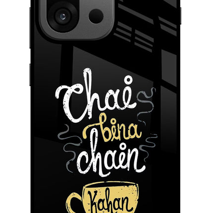 Chai Bina Chain Kaha Re OnePlus 13s Glass Case