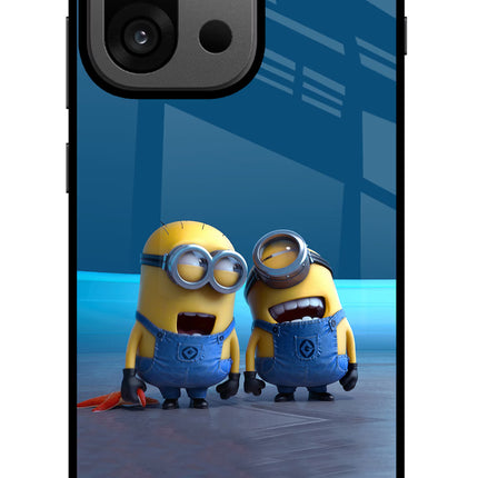 Minion Laughing OnePlus 13s Glass Case
