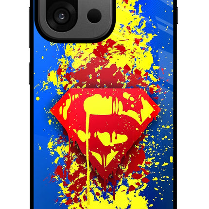 Superman logo OnePlus 13s Glass Case