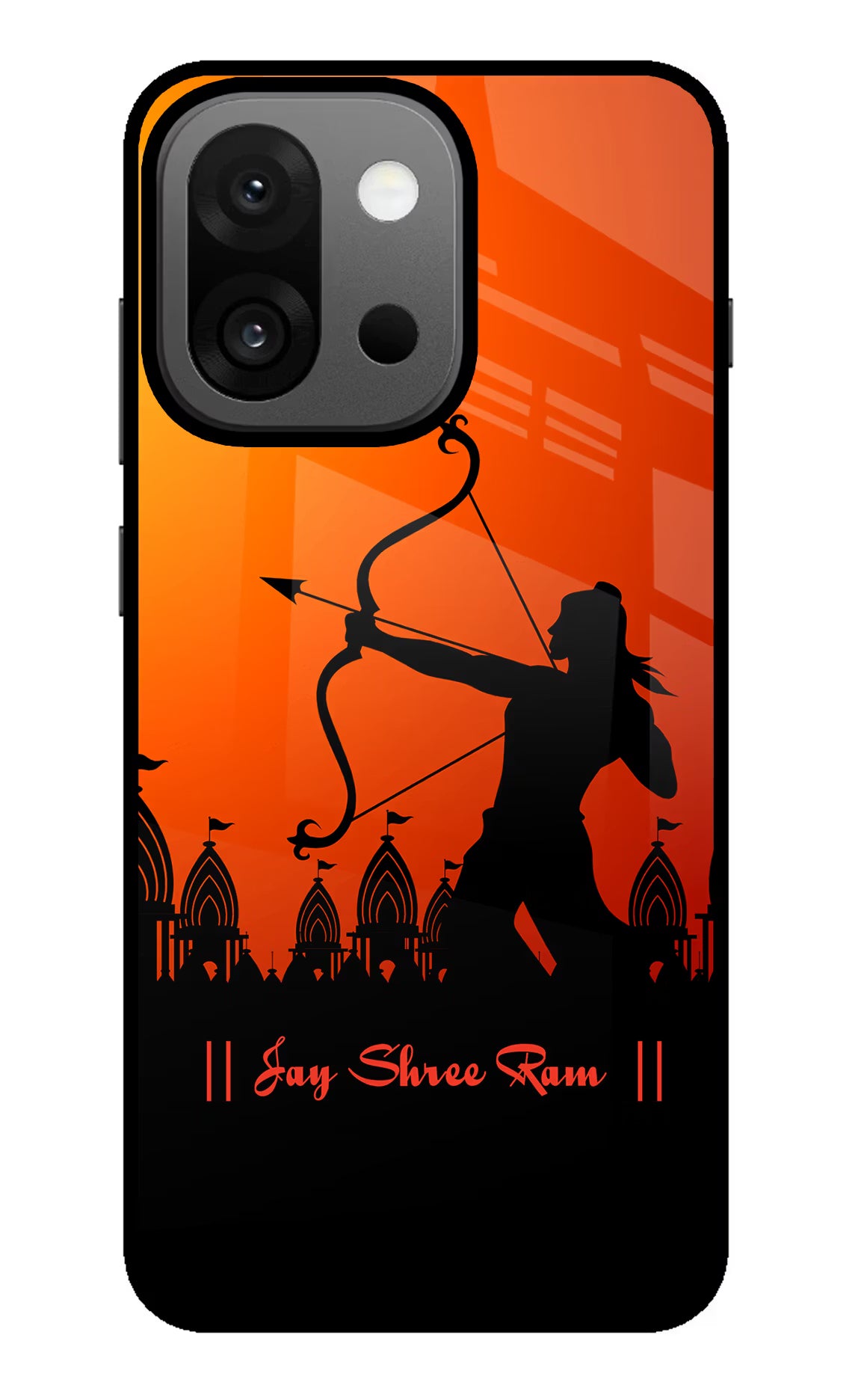 Lord Ram - 4 OnePlus 13s Glass Case Back Cover by Casekaro