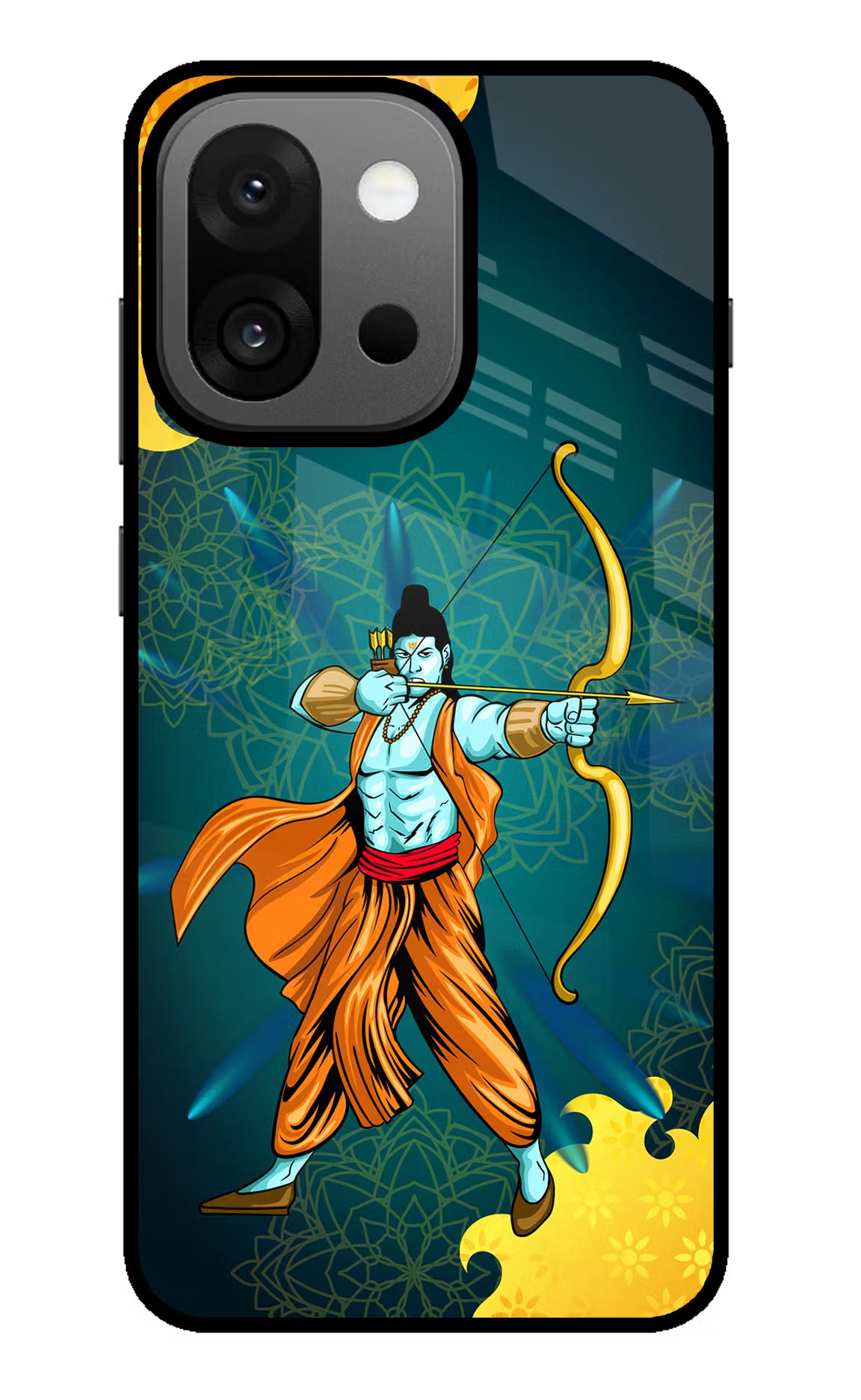 Lord Ram - 6 OnePlus 13s Glass Case Back Cover by Casekaro