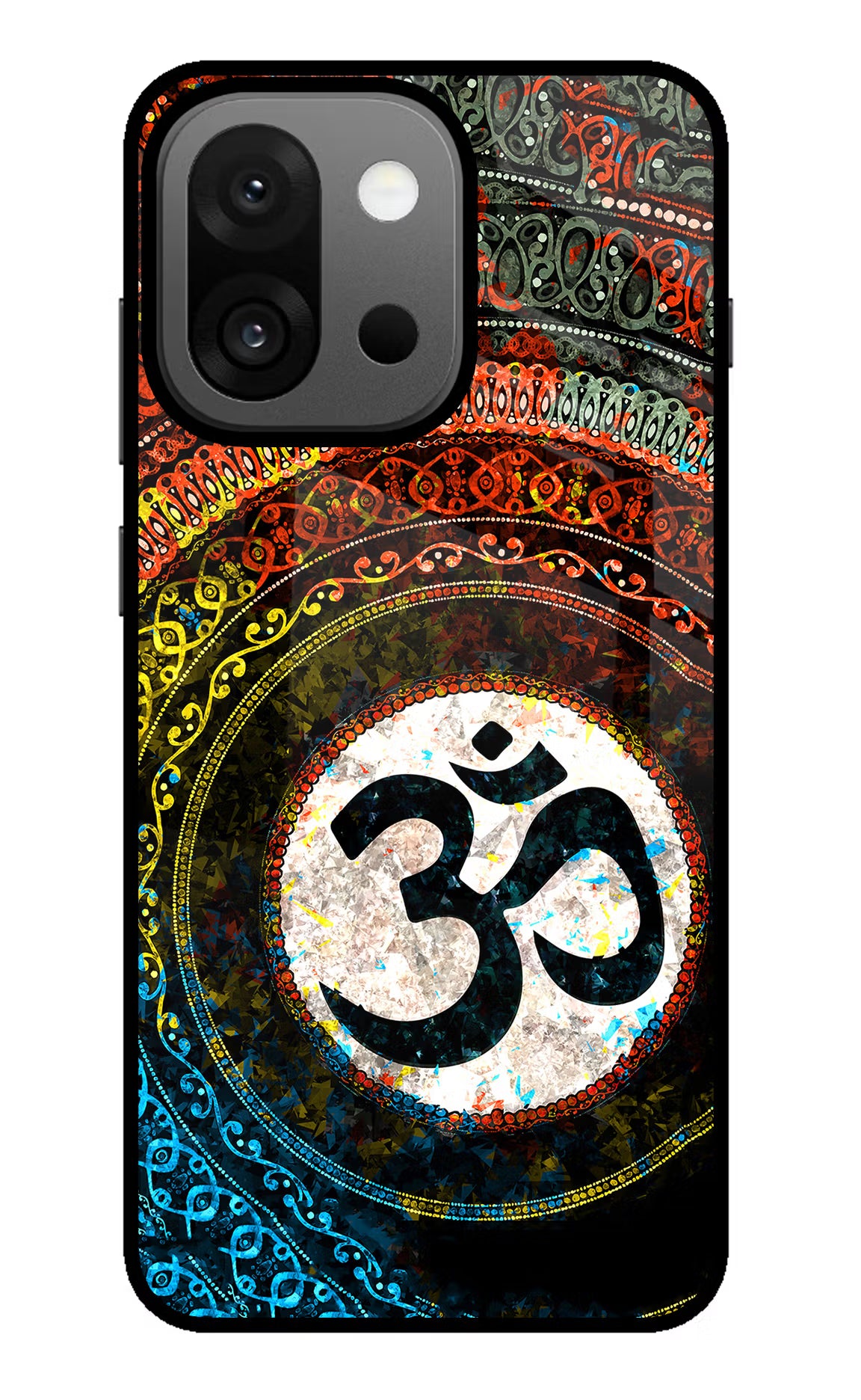 Om Cultural OnePlus 13s Glass Case Back Cover by Casekaro